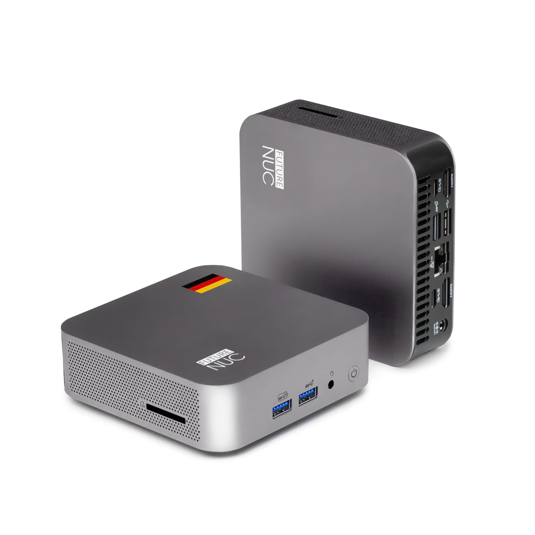FutureNUC AMD Ryzen® R5-7535HS Mini PC • 8 Kerne, bis zu 4,8GHz • 16GB DDR5 RAM, 512GB SSD • WiFi 7,
