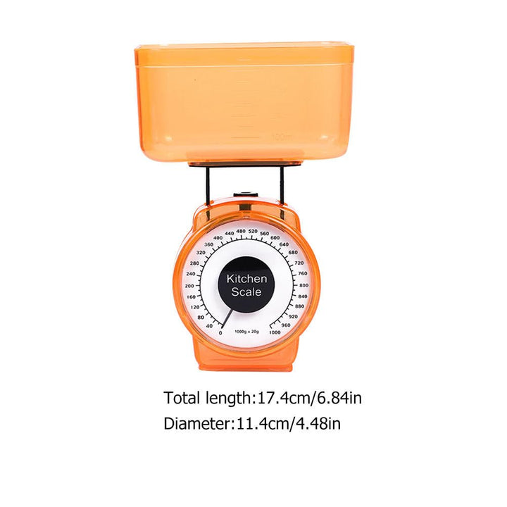 HEMOTON Küchenwaage Mechanical Kitchen Scale Kochen Kochwaage Gramm Waage Lebensmittelwaage Aus Kuns