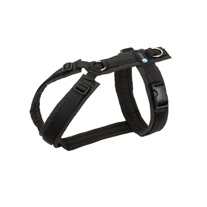 Anny-X Brustgeschirr Fun | Farbe Schwarz | Hundegeschirr in Grösse XXS (Brustumfang 36-42 cm) (Schwa