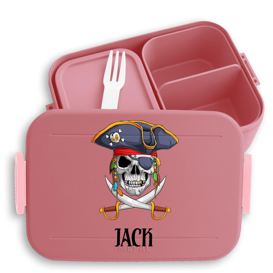 Kinder Bento Box Midi Lunchbox für Mepal Bentobox - Pirat Brotdose | Piraten Vesperdose | Pirates |
