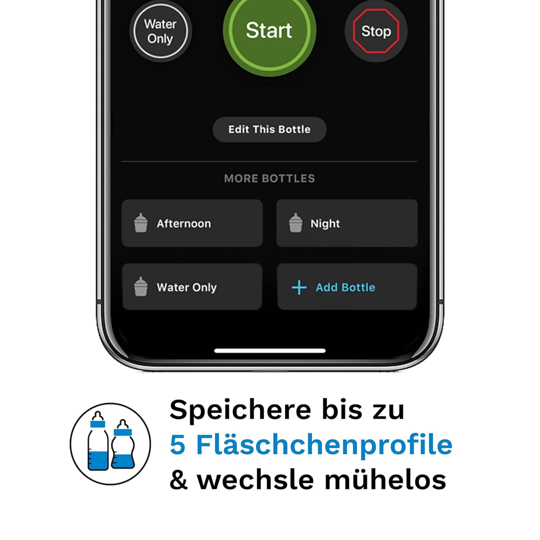 Baby Brezza Formula Pro Advanced WiFi – Automatischer Flaschenzubereiter mit App-Steuerung, mischt M