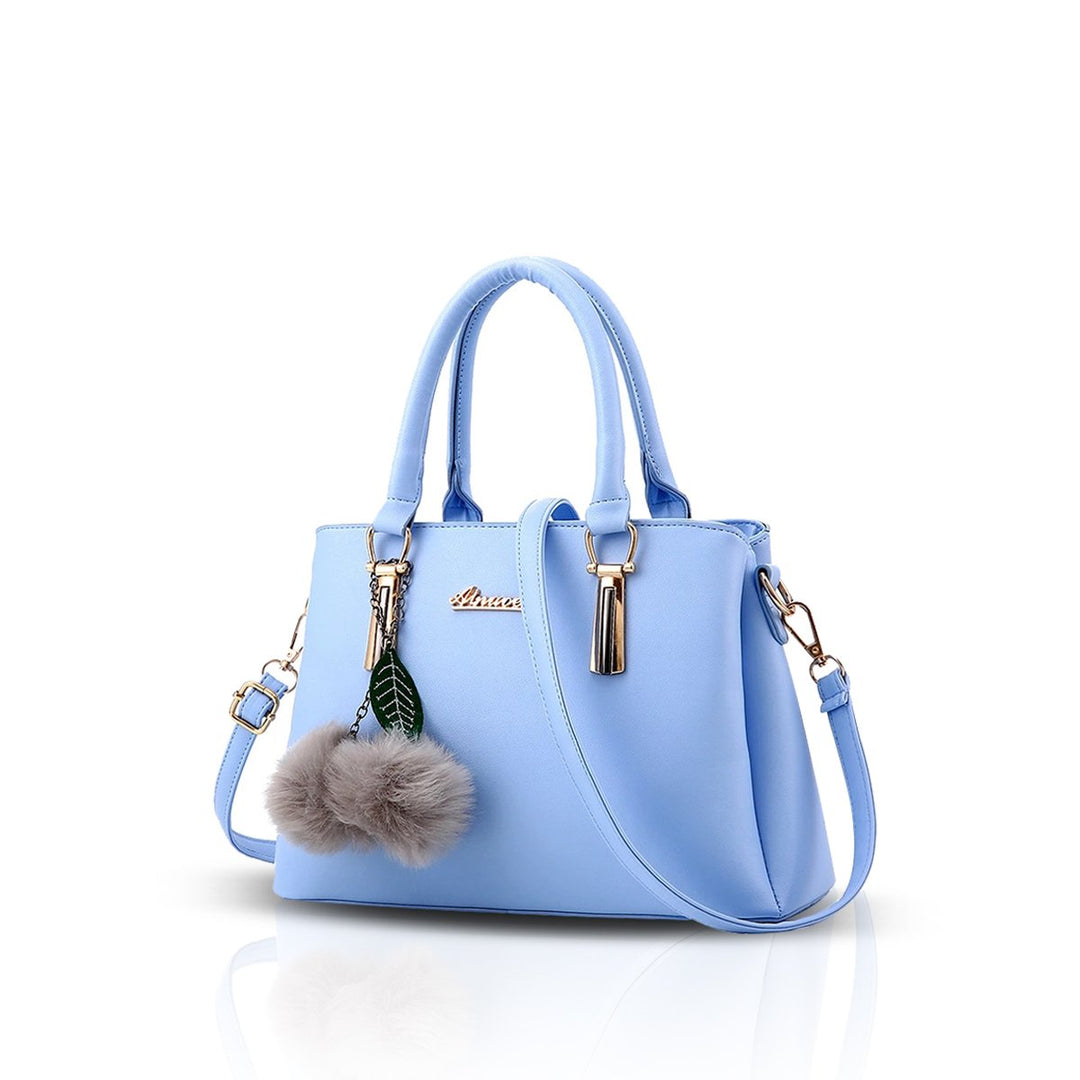 Nicole&Doris Neue PU-Leder beiläufige Art und Weise Handtasche Schultertasche Messenger Bag Blau, Bl