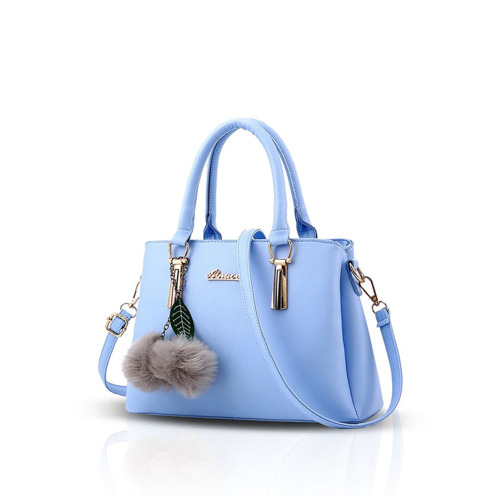Nicole&Doris Neue PU-Leder beiläufige Art und Weise Handtasche Schultertasche Messenger Bag Blau, Bl