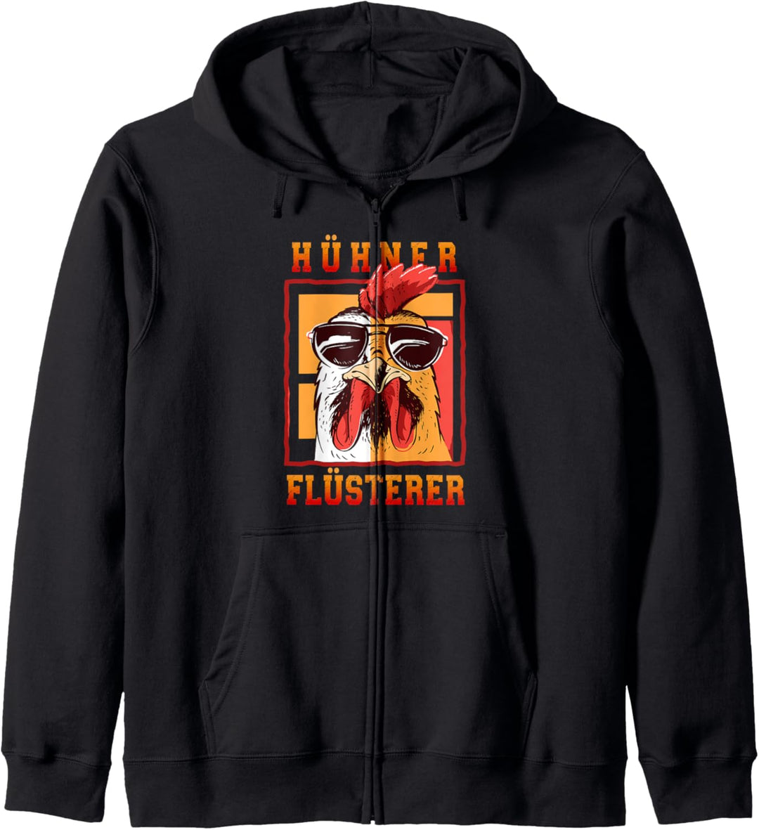 Hühner Flüsterer – Retro Vintage Hühnerzucht Hühnerflüsterer Kapuzenjacke
