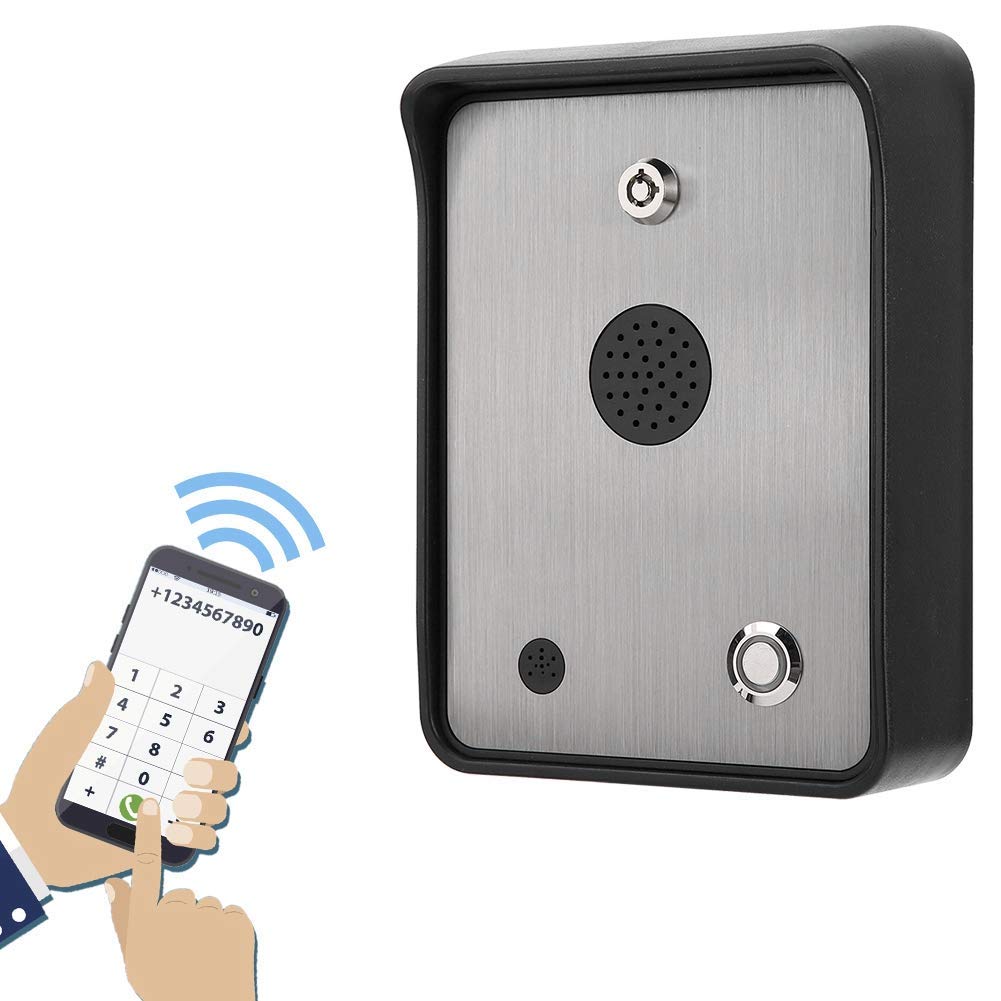 GSM Audio Intercom, Regenfester Zugangskontroller für Toröffner Edelstahl Zugangskontrollsystem, Inn