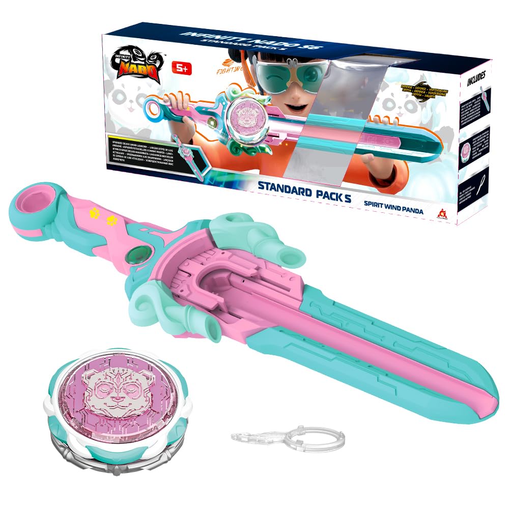 INFINITY NADO Kreisel für Kinder Metall Spielzeug Jungen, Battle Tops Kreisel Launcher Spielzeug, Sp