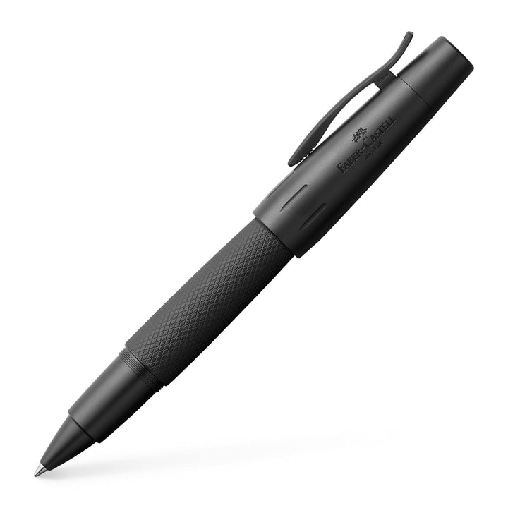 Faber-Castell 148625 - Tintenroller e-motion Pure Black,1 Stück Tintenroller schwarz, Tintenroller s