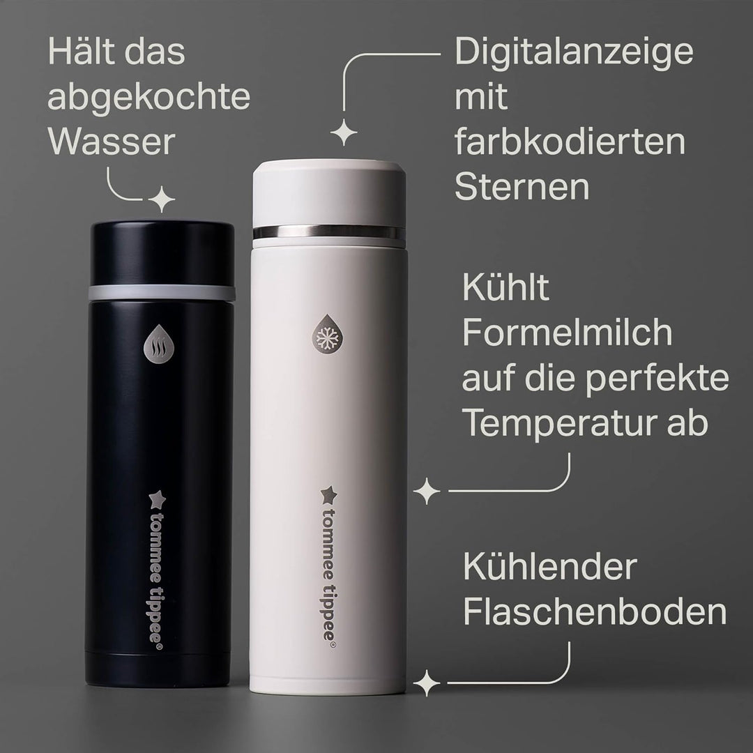 Tommee Tippee GoPrep Nahrungszubereiter-Set, bereitet die perfekte Babyflasche in 2 Minuten zu, trag