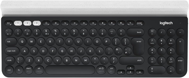 Logitech K780 Kabellose Tastatur, Bluetooth & 2.4 GHz Verbindung, Multi Device & Easy-Switch Feature