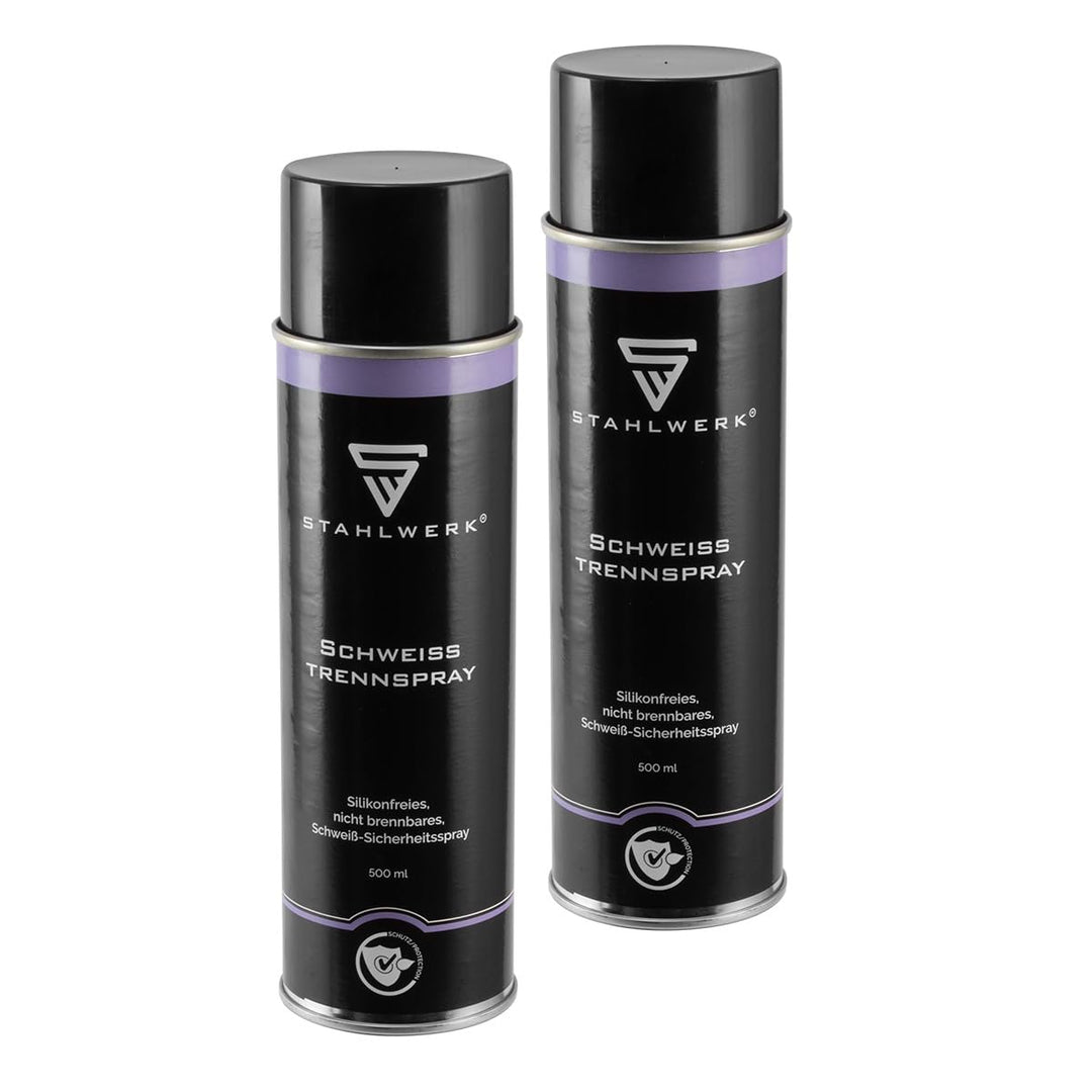 STAHLWERK 2 x Schweiss-Trennspray, multifunktionales Sicherheits-Spray zum Schweissen, geeignet für
