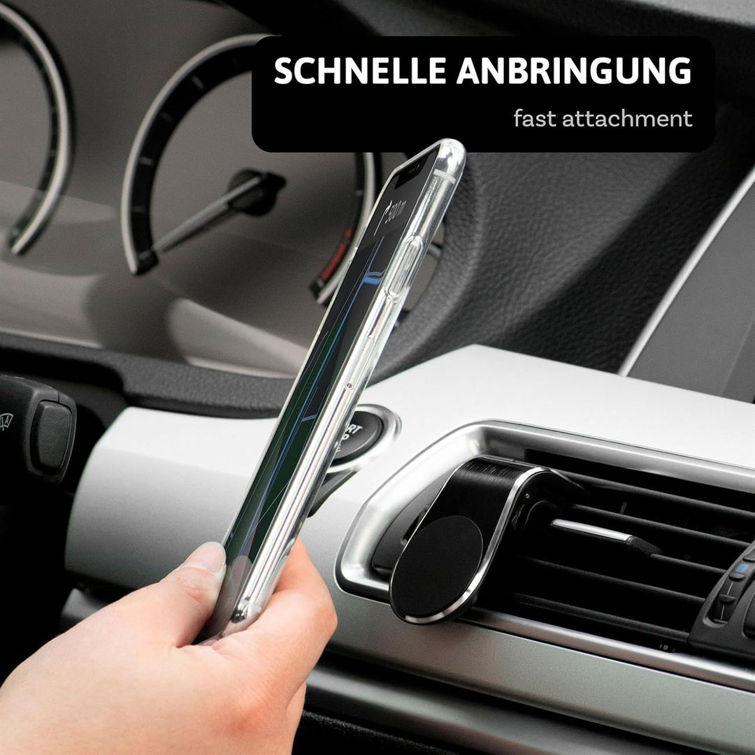 ONEFLOW Car Flex Grip für Samsung Galaxy, Apple iPhone, Huawei, Sony, usw. – Auto Handyhalter für da