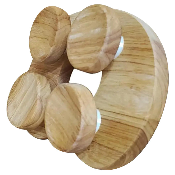 Saunakissen, Sauna-Kopfstütze aus Holz mit drehbarem Design zur Nackenstütze, ergonomisches Nackenki