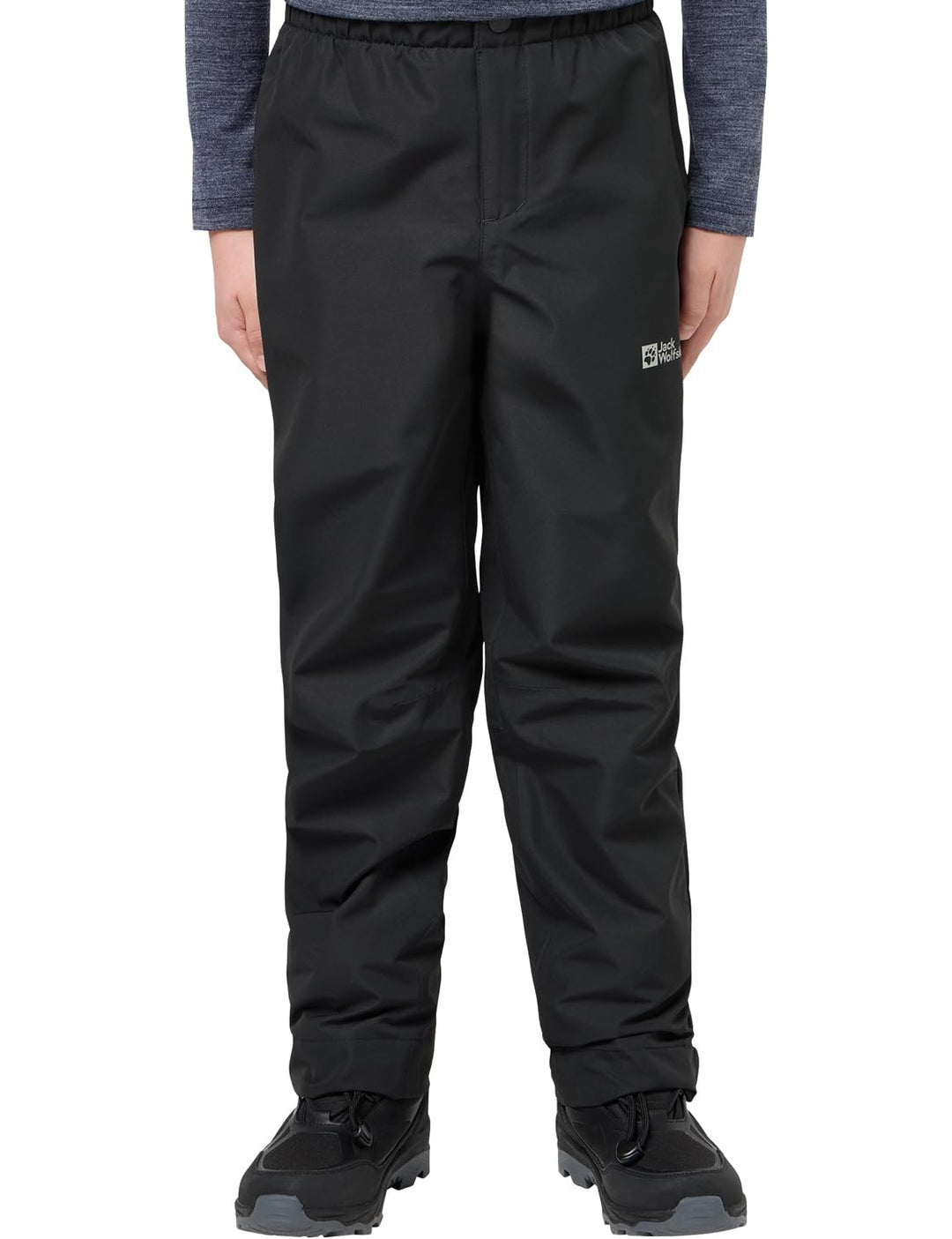Jack Wolfskin Unisex Kinder Wanderhose Snowy Days Pants K, Schwarz