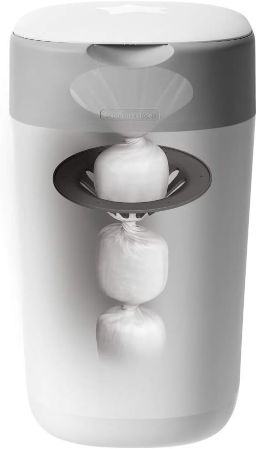 Tommee Tippee Poubelle à Couches Twist & Click + 4 Recharges Tommee Tippee