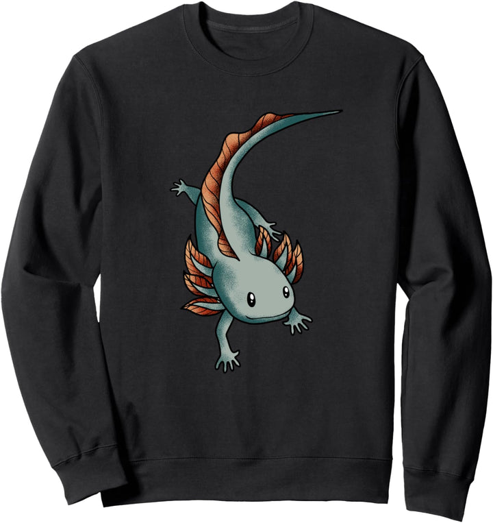Axolotl Salamander Lurch Molch Amphibie - Süsses Axolotl Sweatshirt
