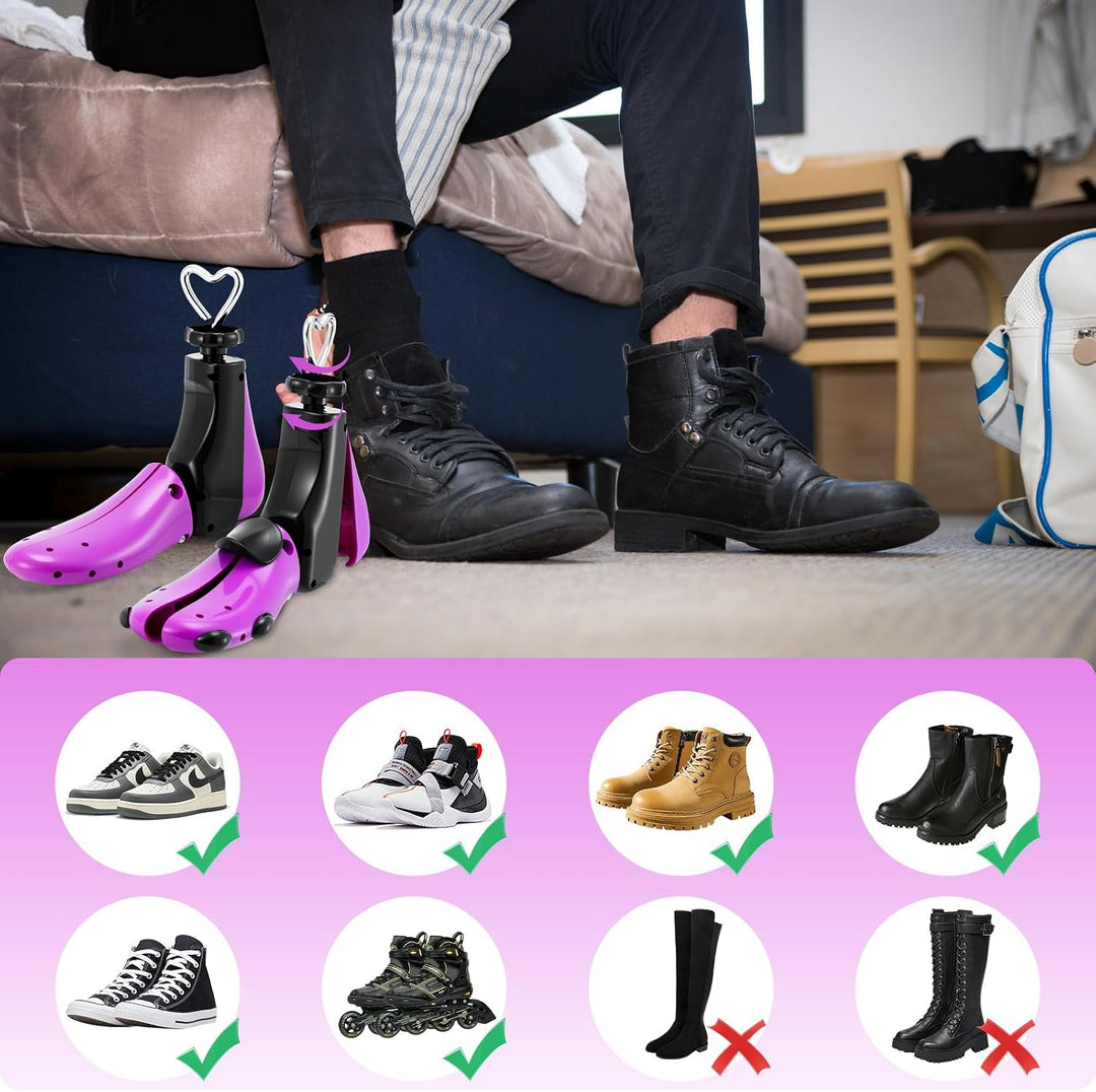 Schuhdehner Schuhweiter Stiefel Herren Damen, Schuhspanner Stiefel, Schuhdehner für Stiefel für Eins