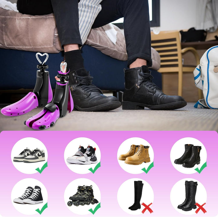 Schuhdehner Schuhweiter Stiefel Herren Damen, Schuhspanner Stiefel, Schuhdehner für Stiefel für Eins