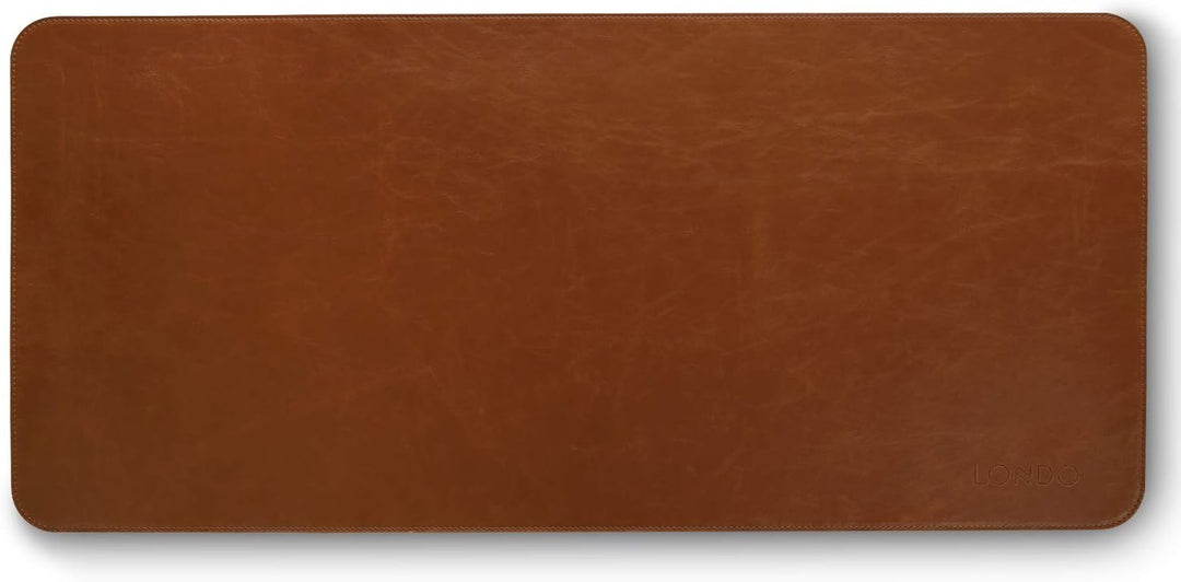 Londo OTTO274 Leder Verlängerter Mouspad, Multifunktionale Schreibtischunterlage - Rutschfesten Unte