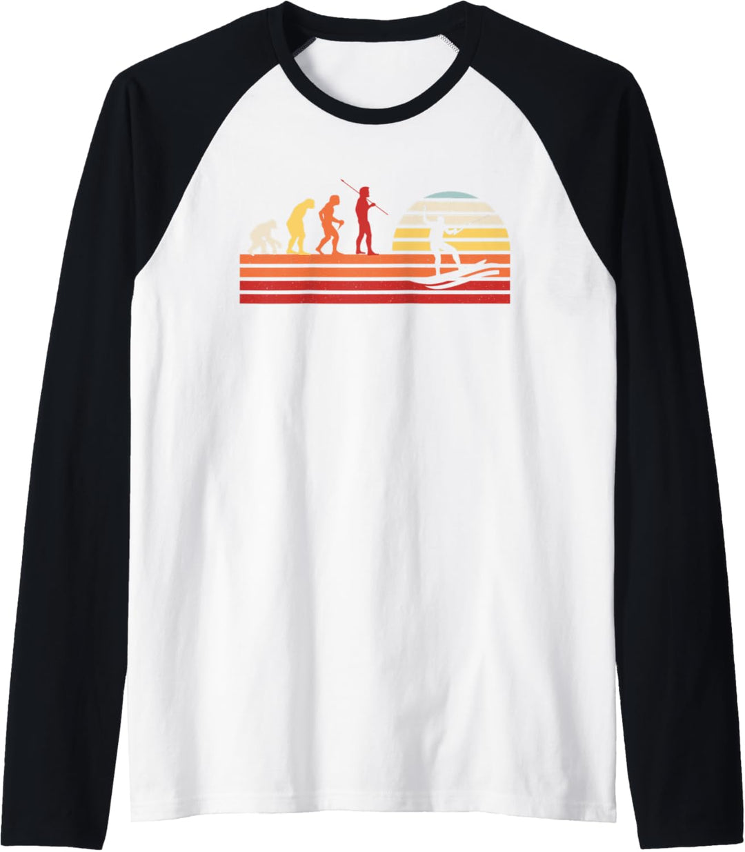 Retro Wakeboarding Wakeboarden - Vintage Wakeboarder Raglan