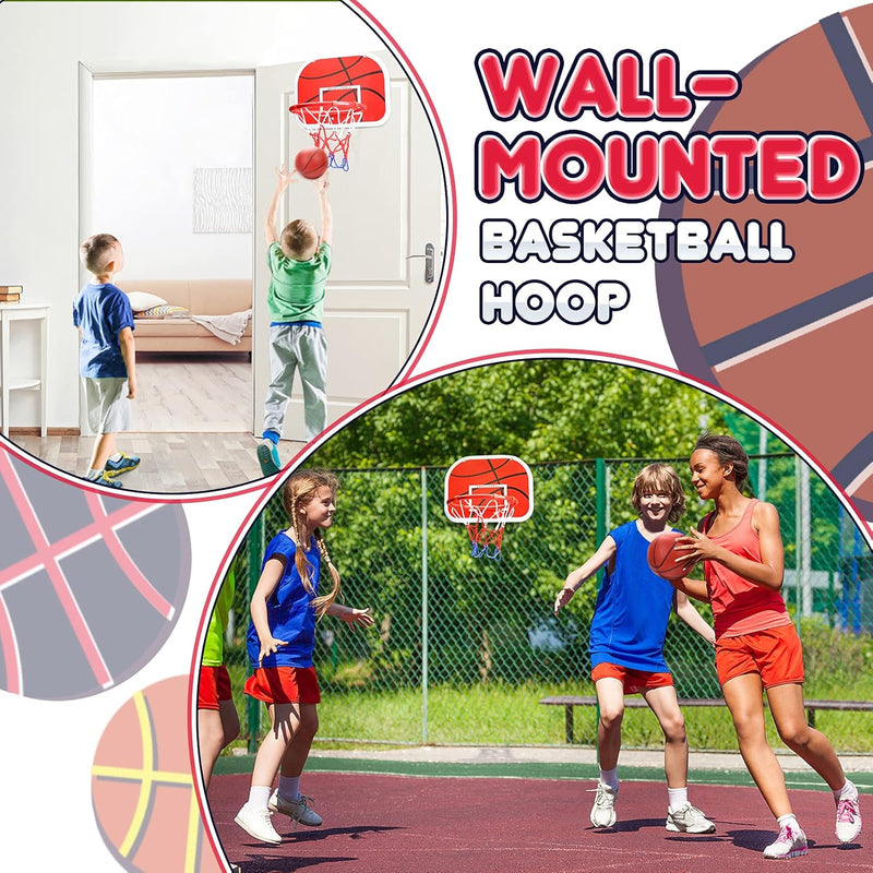 Dreamon Basketballkorb fürs Zimmer, Mini Basketballkorb fürs Zimmer Mit Ball, Kinder Mini Basketball