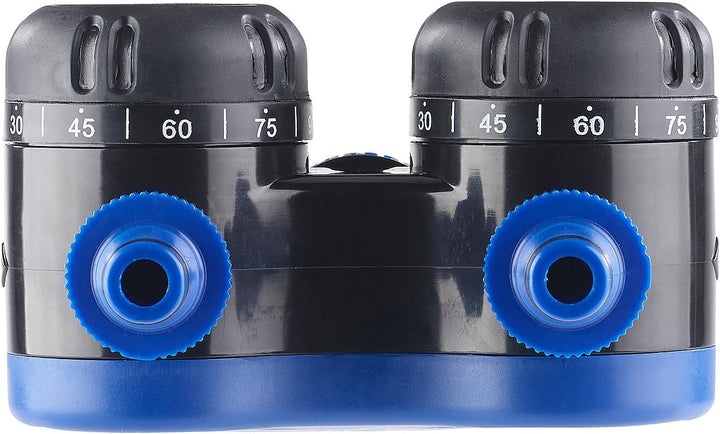 Royal Gardineer Wasser Timer: 2-Fach-Wasserverteiler mit mechanischer Bewässerungsuhr, bis 120 Min.