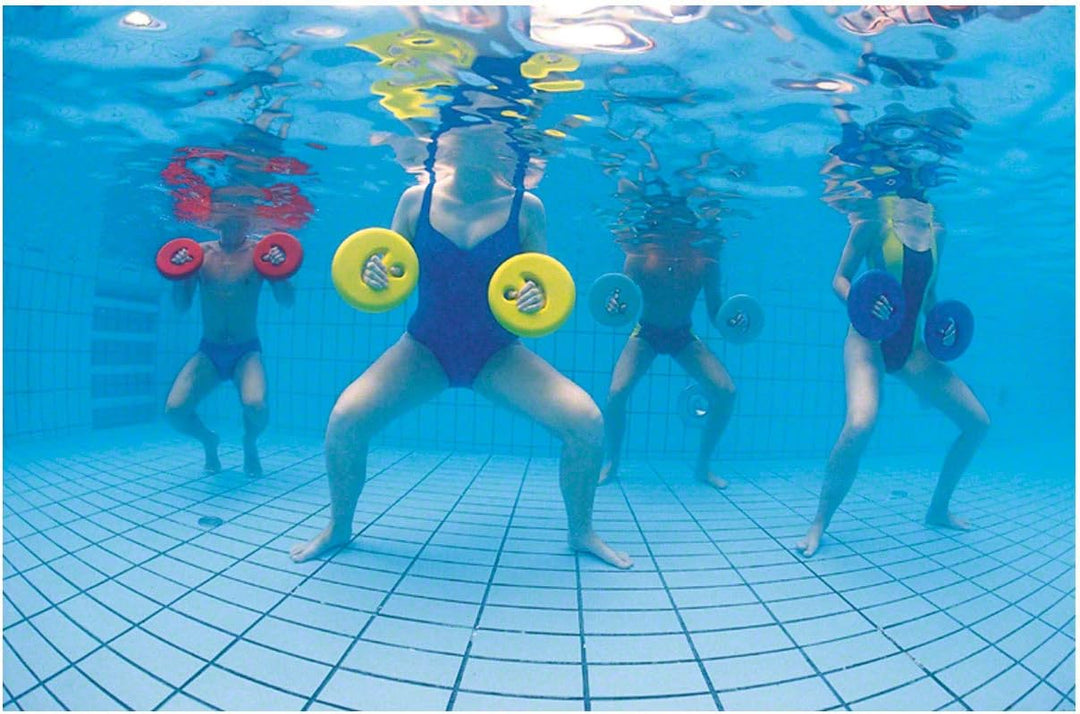 BECO AquaDisc SZ Aqua Training Trainingsscheiben Aqua Hanteln Paar rot