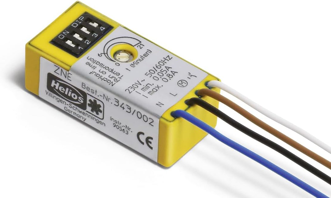 Helios Zeitnachlaufschalter ZNE Zeitschalter für Installationsschalterprogramme 4010184003427