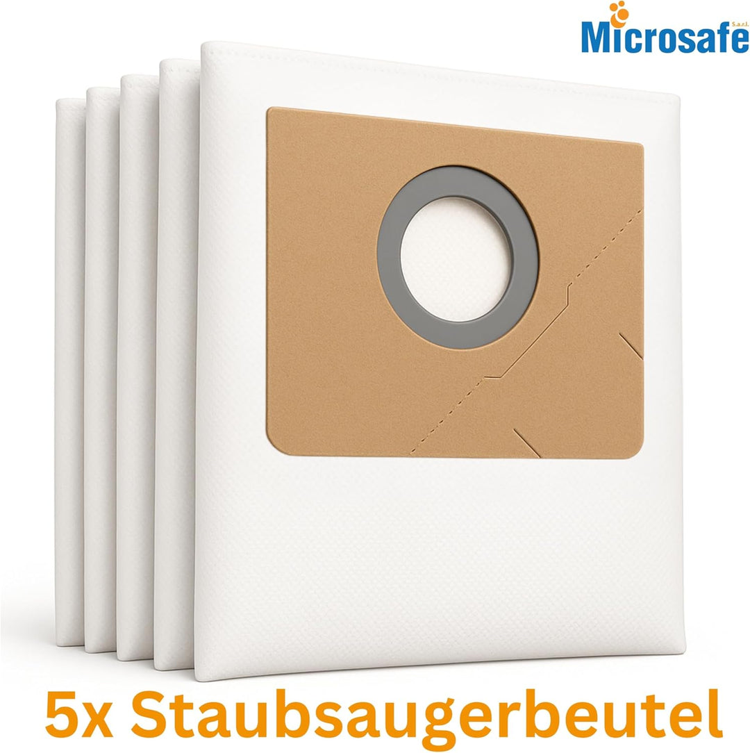 5 Vliesfiltertüten für Kärcher Serie NT 35/1 (Ap, Adv, Tact, Te, ..) alternativ Staubsaugerbeutel zu