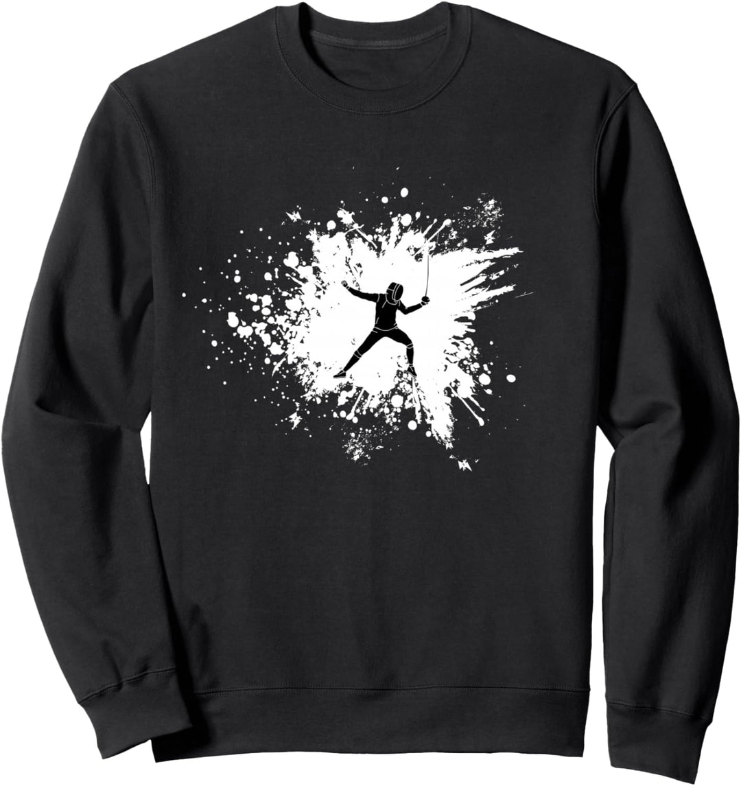 Fechten Degen Fechter Sweatshirt