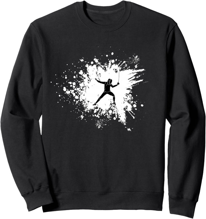 Fechten Degen Fechter Sweatshirt