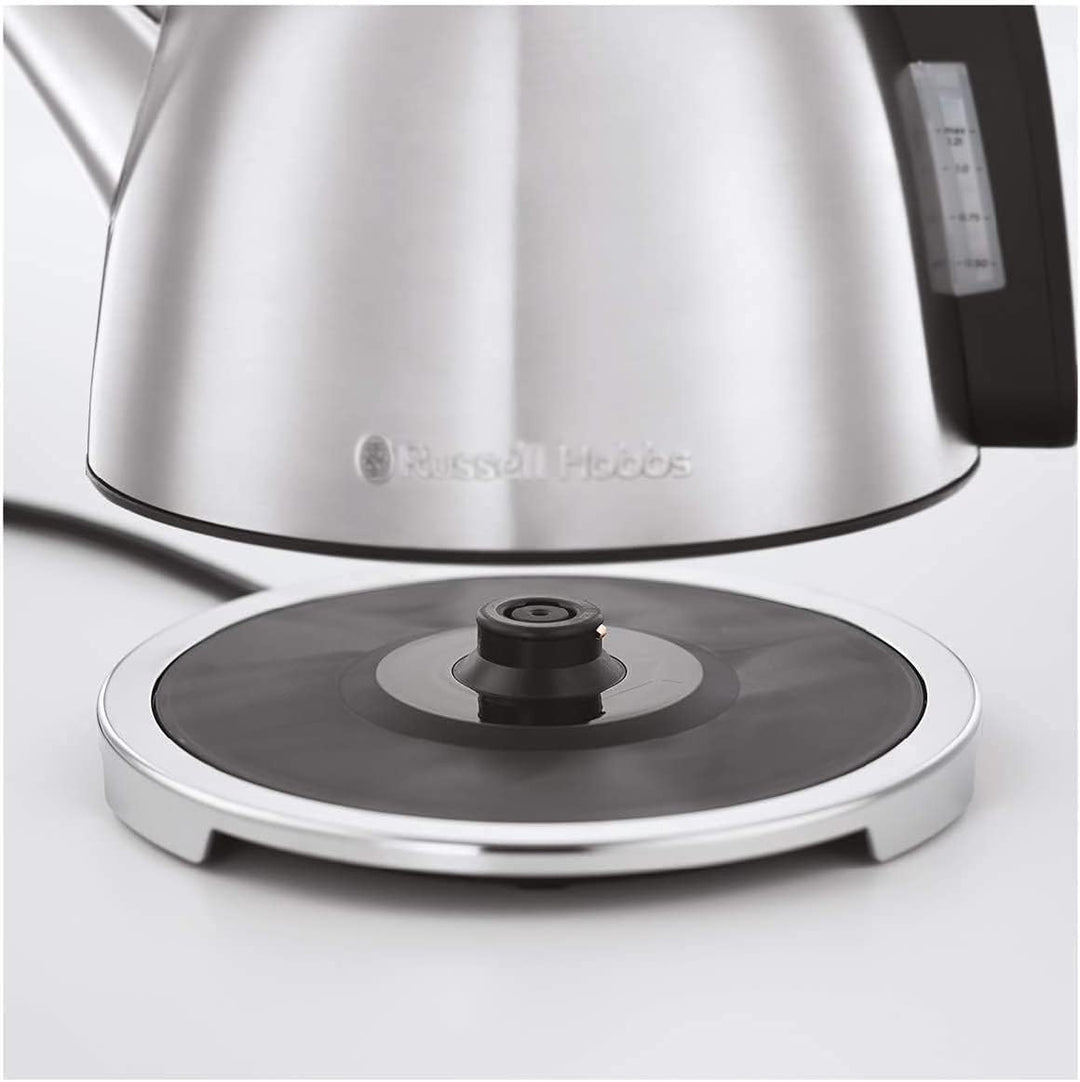 Russell Hobbs Wasserkocher Edelstahl Retro 65 Jahre Jubiläumsmodel,1,2l, 2400W, Schnellkochfunktion,