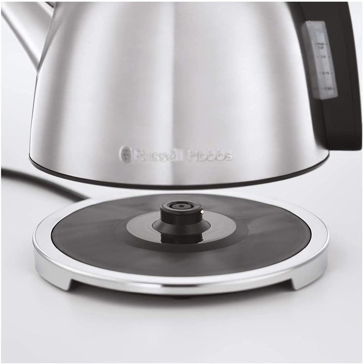 Russell Hobbs Wasserkocher Edelstahl Retro 65 Jahre Jubiläumsmodel,1,2l, 2400W, Schnellkochfunktion,