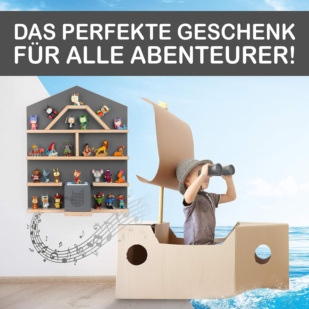 Little Moonshine Regal für Tonie Box und Tonies [DAS ORIGINAL] - Das Regal für Toniebox und bis zu 5