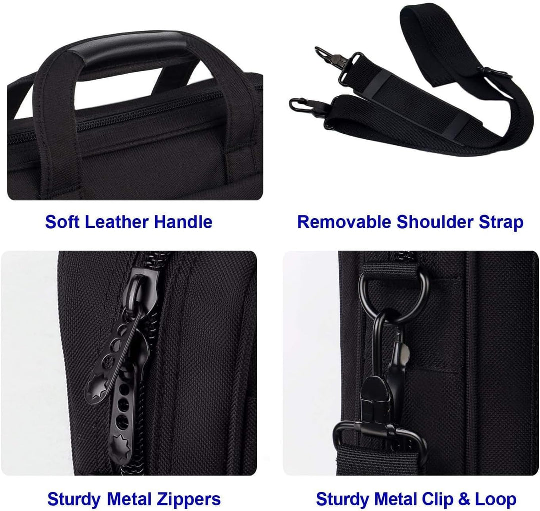 Taygeer Laptoptasche 15.6 Zoll Gross Laptop Tasche Umhängetasche Aktentasche Schultertasche Herren P