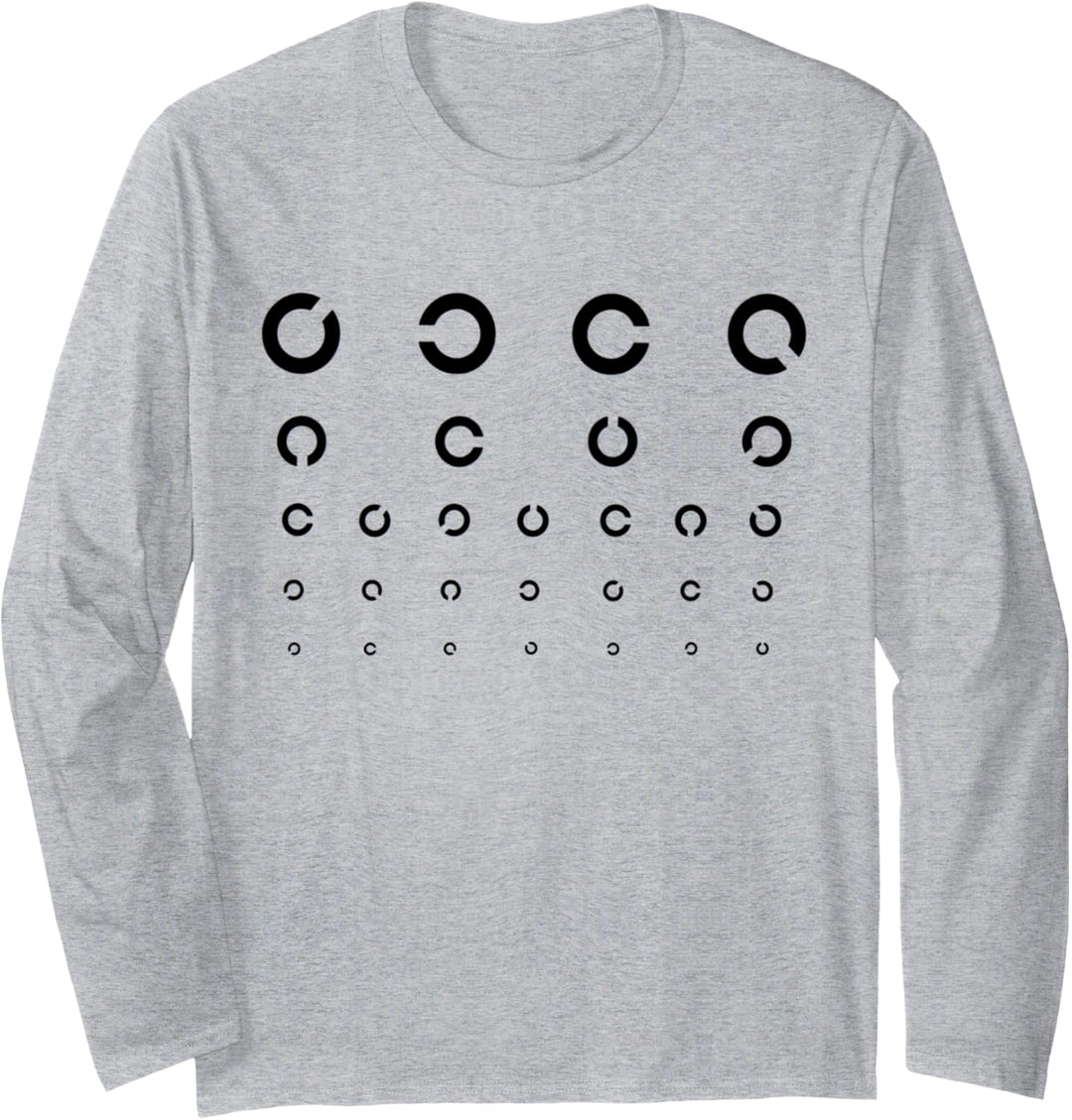 Lustiges Optiker-Augenarzt-Motiv Langarmshirt