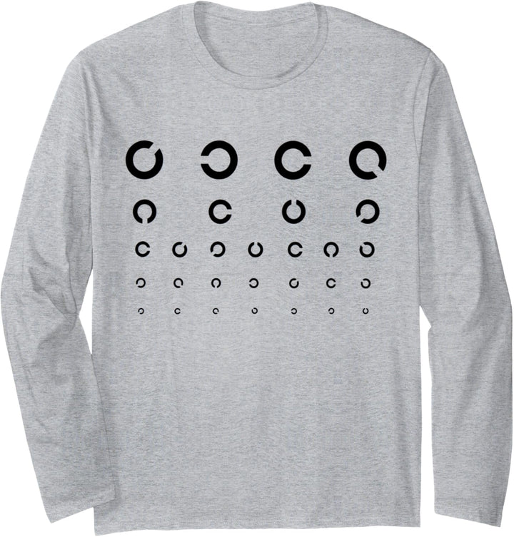 Lustiges Optiker-Augenarzt-Motiv Langarmshirt