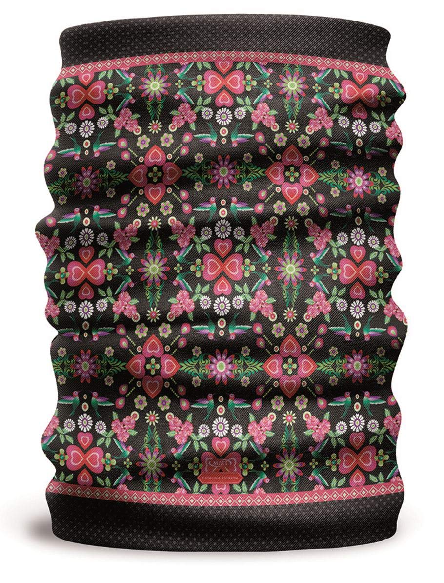 MATT Catalina Estrada Premium Neckwarmer Schals & Multifunktionstücher Schlauchs Amor Noche, Amor No