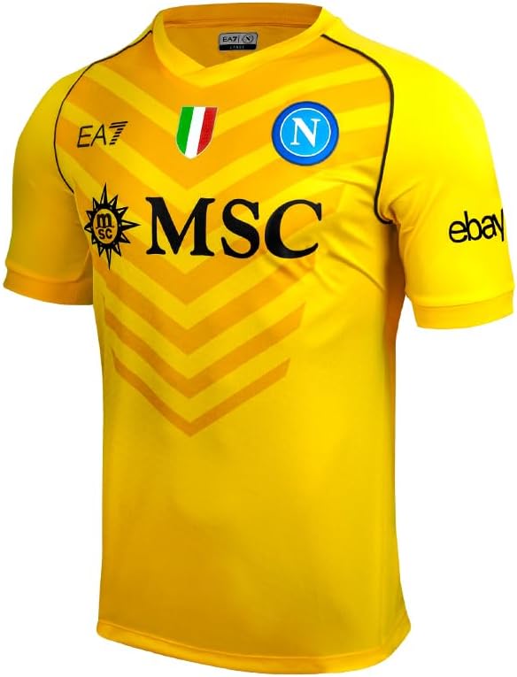 SSC NAPOLI Unisex T-Shirt 3XL Gelb, 3XL Gelb