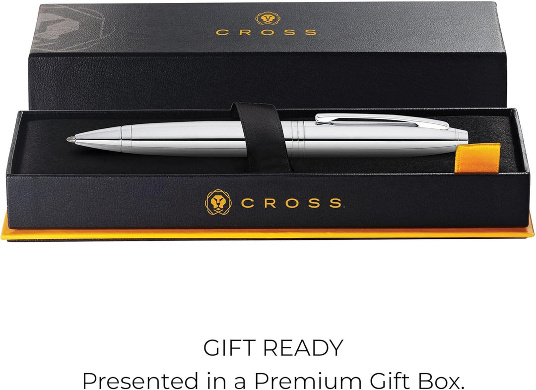 Cross Calais Kugelschreiber (Drehmechanik, Strichstärke M, Schreibfarbe: schwarz, inkl. Geschenkbox)