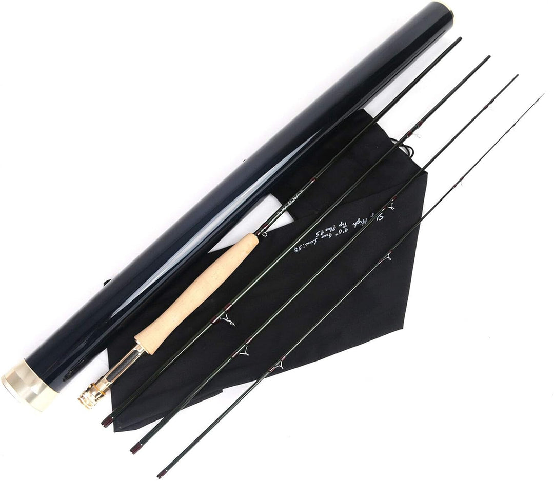 MAXIMUMCATCH Sky High Fliegenfischen Rute 2/3/4/5/6/7/8wt, Graphit IM12 Rutenblank, AAAA Handgriff,
