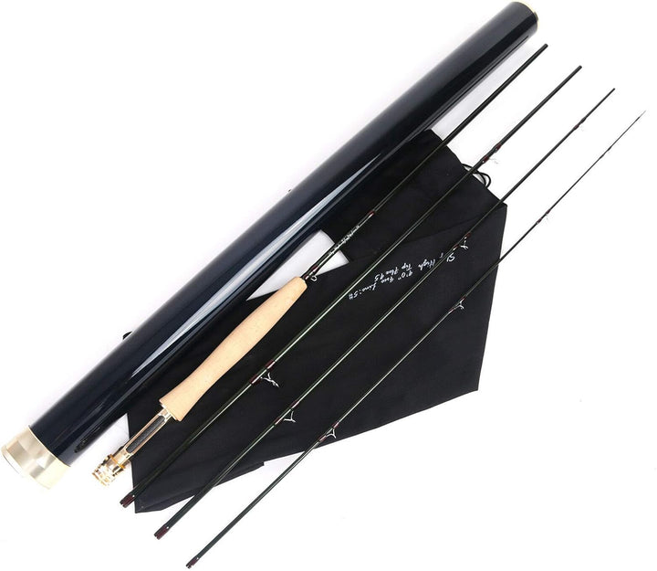 MAXIMUMCATCH Sky High Fliegenfischen Rute 2/3/4/5/6/7/8wt, Graphit IM12 Rutenblank, AAAA Handgriff,
