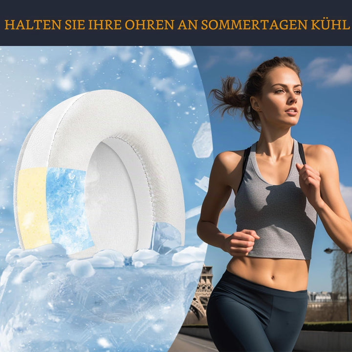 SOULWIT Kühlgel Ersatzpolster Ersatz Ohrpolster Polster für HyperX Cloud 2/3/1/Alpha/Flight/Stinger/