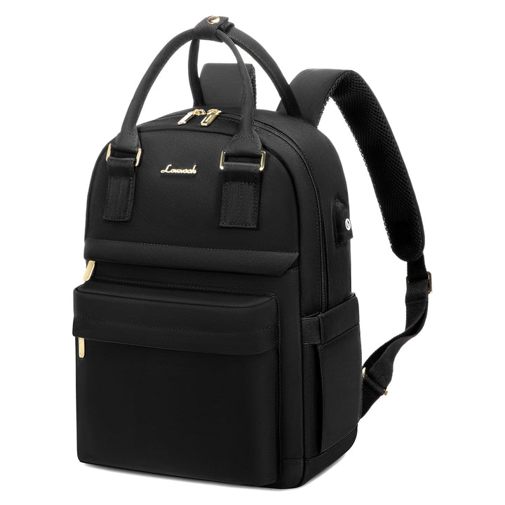 LOVEVOOK 13,3 Zoll Rucksack Damen Klein, Wasserdicht Cityrucksack Handtasche 2 in 1, Mini Tasche Day
