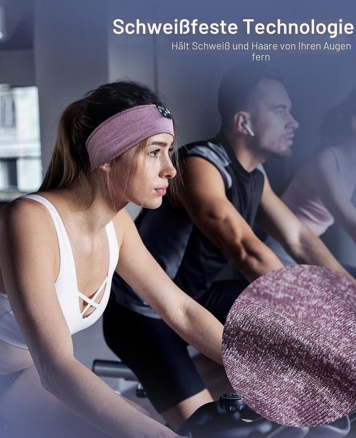 Navly Schlafkopfhörer Bluetooth Stirnband – 5.4 kabellose Kopfhörer mit 14h Akkulaufzeit & 4mm ultra