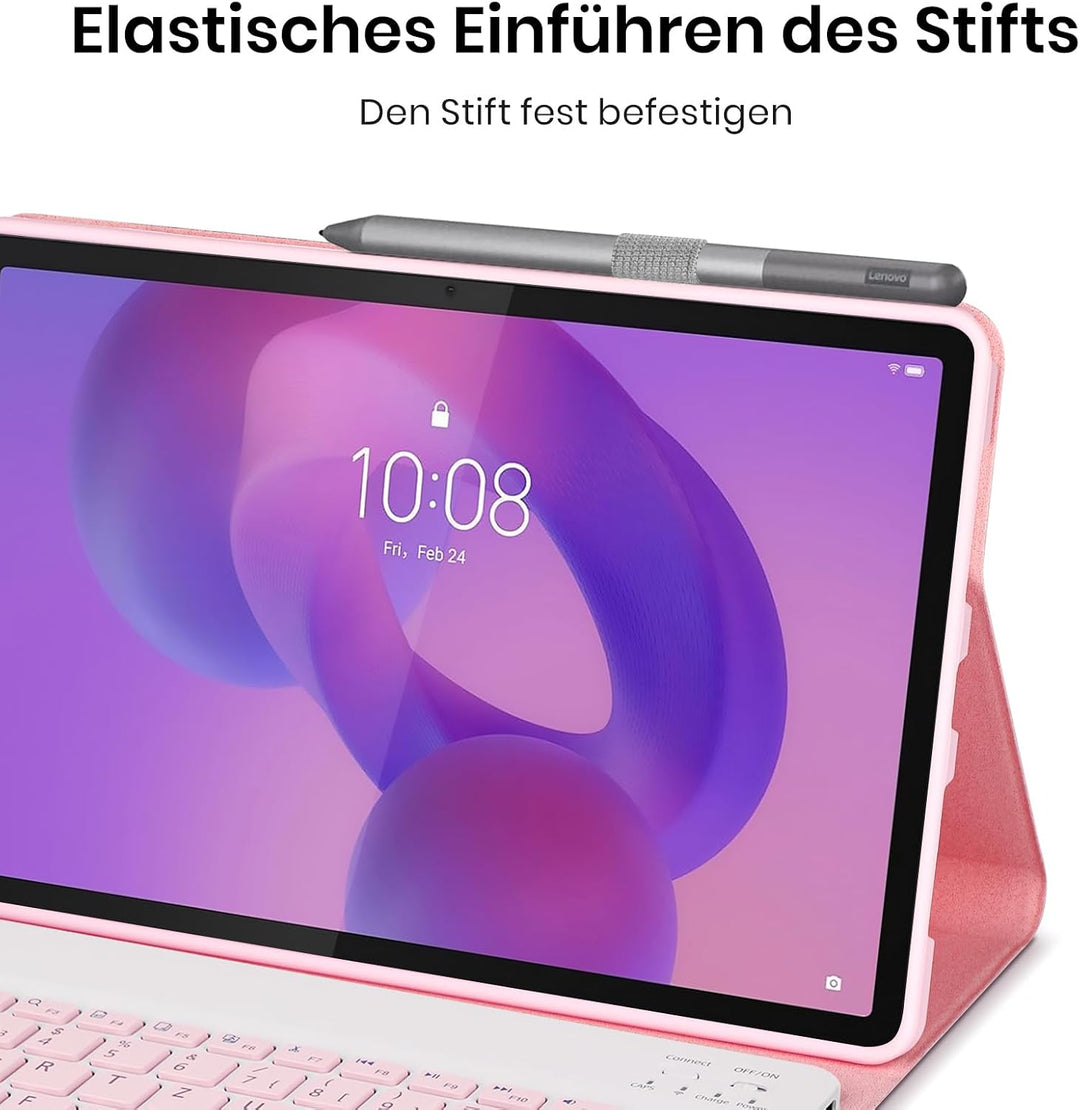Hülle mit Tastatur für Lenovo Idea Tab 11" 2025 TB-336FU/TB-336ZU, Tastaturs Hülle für Lenovo Idea 1