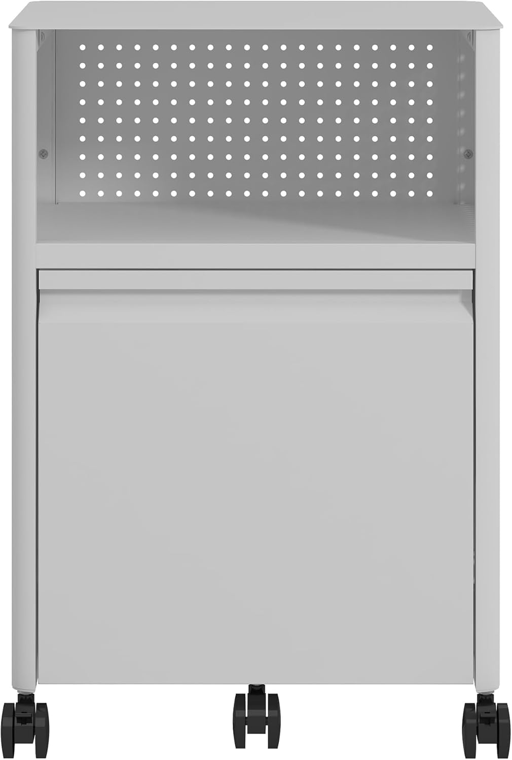 [en.casa] Rollcontainer mit Schublade Velvevn Aktenschrank mit 5 Rollen Büroschrank Metall 54 x 40 x