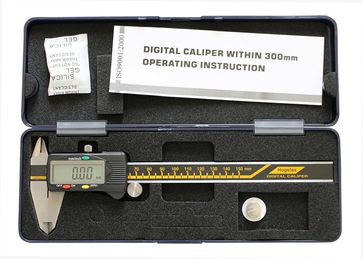 Digitaler Messschieber 150mm/0,01mm für Aussen-/Tiefen- und Innenmessung