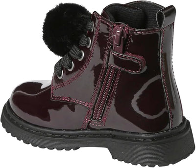 Vertbaudet Baby Lack-Boots mit Reissverschluss 20 EU Bordeaux, 20 EU Bordeaux