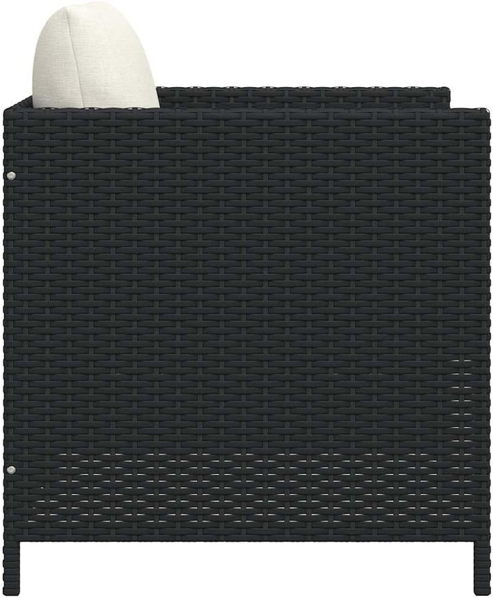 vidaXL Gartensofa mit Kissen Sofa Lounge Gartensessel Sessel Gartenmöbel Einzelsofa Gartenstuhl Gart