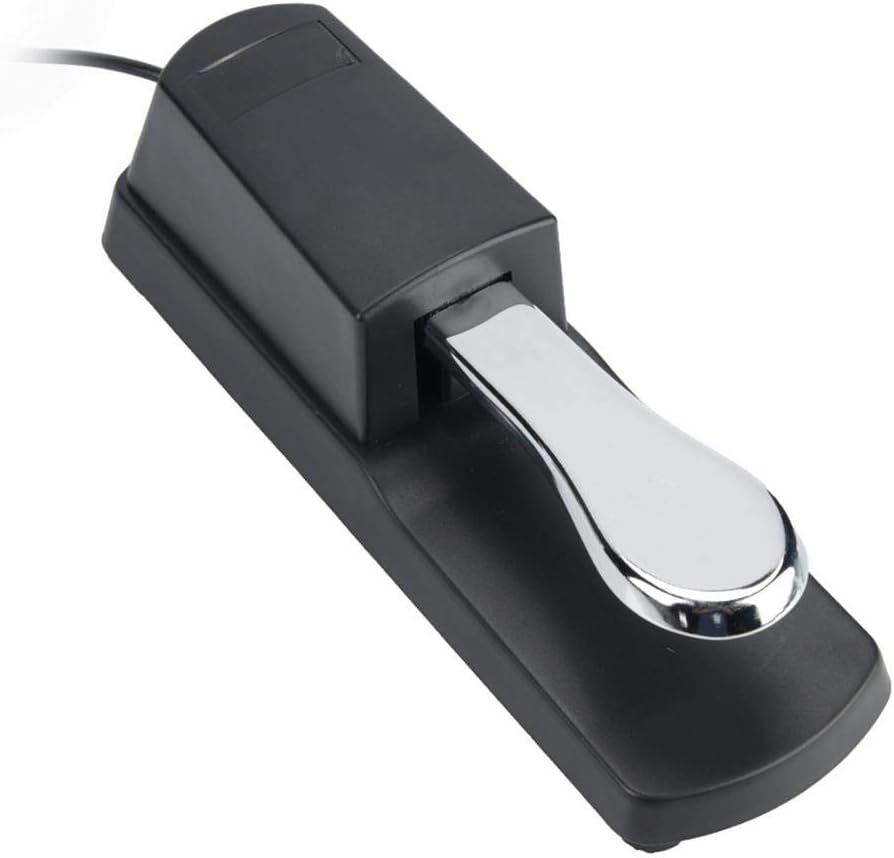 Elektronisches Klavier-Pedal, universell tragbar, elektronische Tastatur, Sustain Pedal für digitale